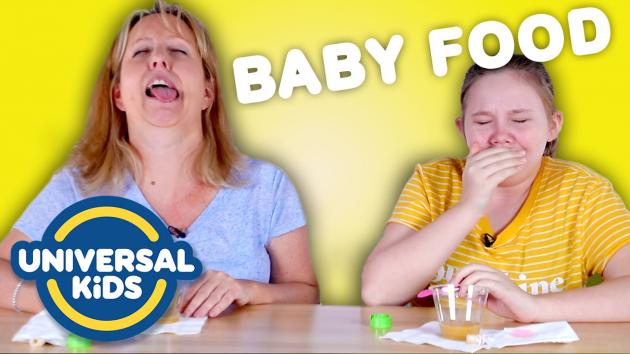 Kids Try Baby Food Challenge