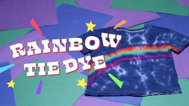 DIY Rainbow Tie-Dye Shirt